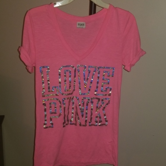 PINK Victoria's Secret Tops - VS PINK graphic tee size medium